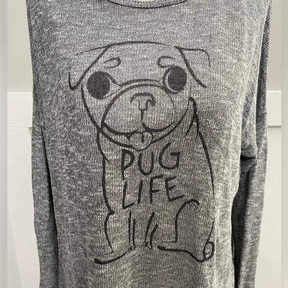 Aeropostale “Pug-Life” Long-Sleeve - Picture 2 of 6